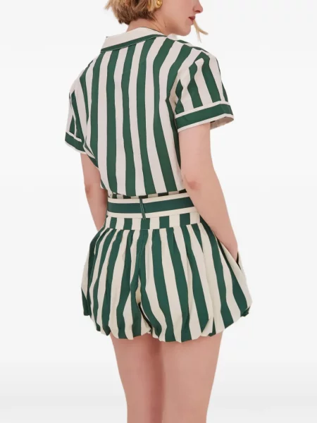 Cu centură pantaloni scurți Cara Cara verde