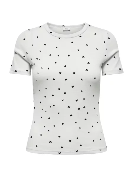 JDY Tricou JDYLUCKY negru alb