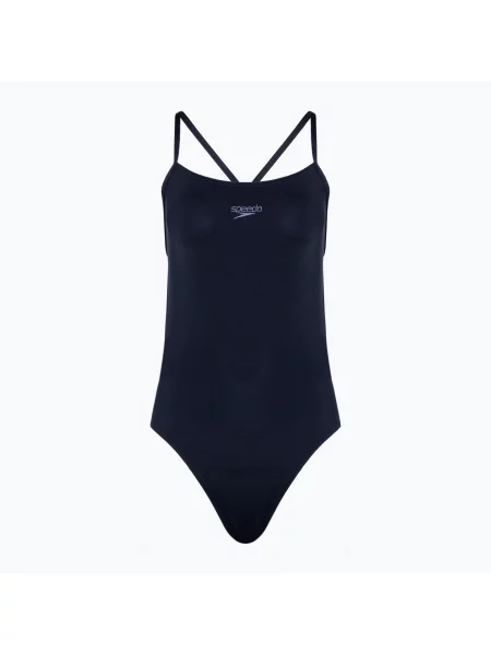Speedo Endurance+ Thinstrap jednodílné plavky true navy tmavě modré