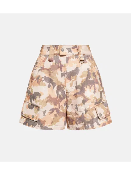 Pantaloni scurți din denim Isabel Marant cu talie înaltă