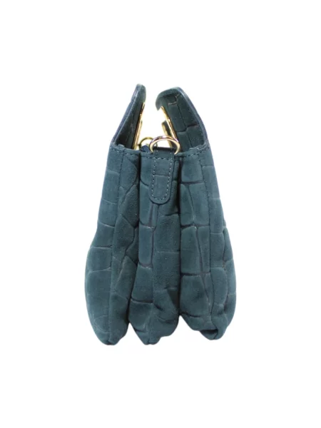 Torebka My Best Bags zamszowa zielona