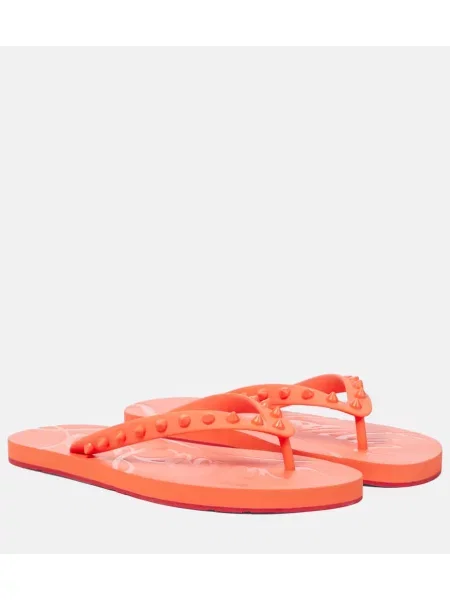 Chiloți tanga Christian Louboutin portocaliu