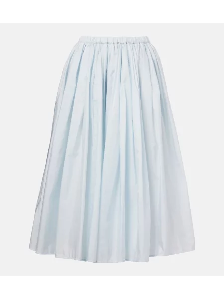 Spódnica midi Prada niebieska