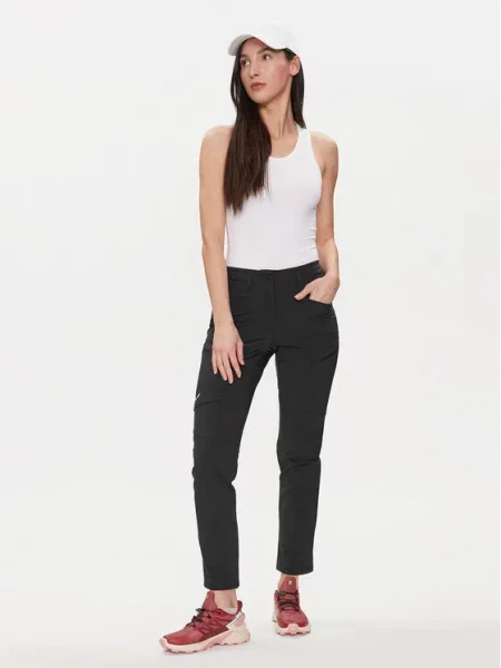 Брюки карго Salewa софтшелл черные