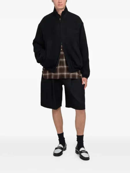 Geacă bomber Ssstein de flanelă negru