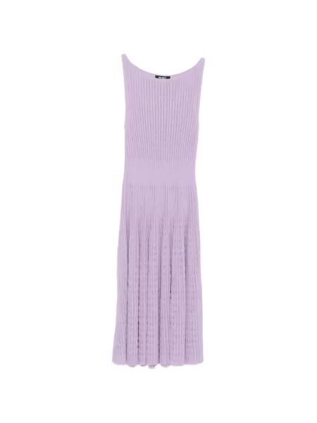 Rochie midi Antonino Valenti fără mâneci tricotate violet