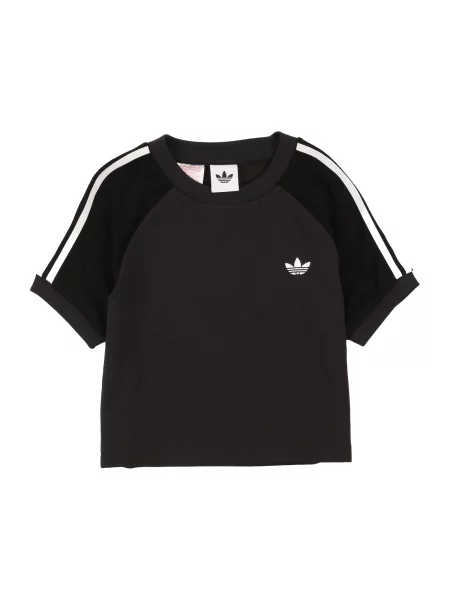 ADIDAS ORIGINALS Majica zlatna / crna bijela