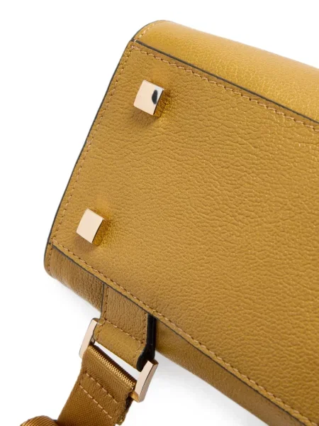 Rucsac Piquadro din piele galben