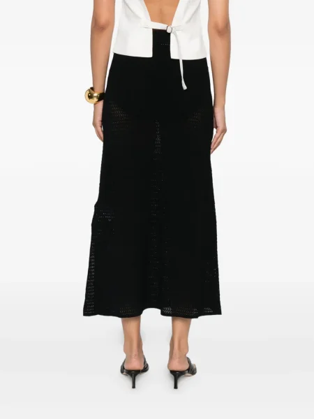 Fustă Victoria Beckham negru