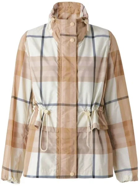 Geacă Burberry în carouri cu imagine