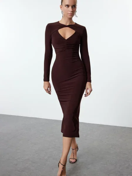 Trendyol Rochie închis maro
