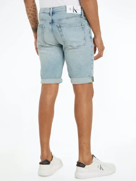Τζιν σορτσάκια Calvin Klein Jeans μπλε