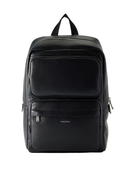 Calvin Klein Rucsac Raised Double Pocket Backpack negru