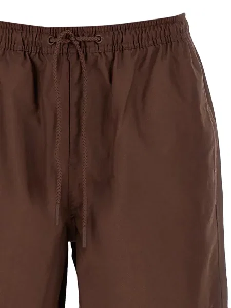 Slip de baie Fred Perry cu autograf cu cordon maro