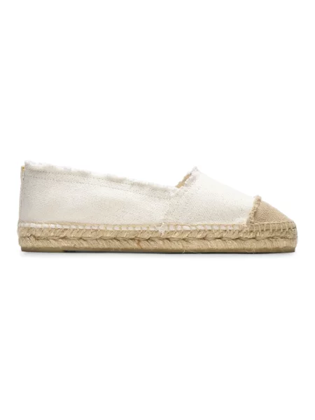 Espadryle Castaner skórzane białe
