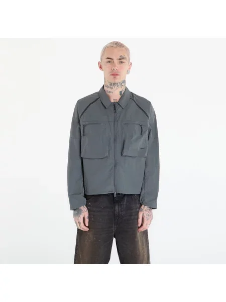 Риза Nike Tech Long-Sleeve Utility Shirt Iron Grey/ Black S черно