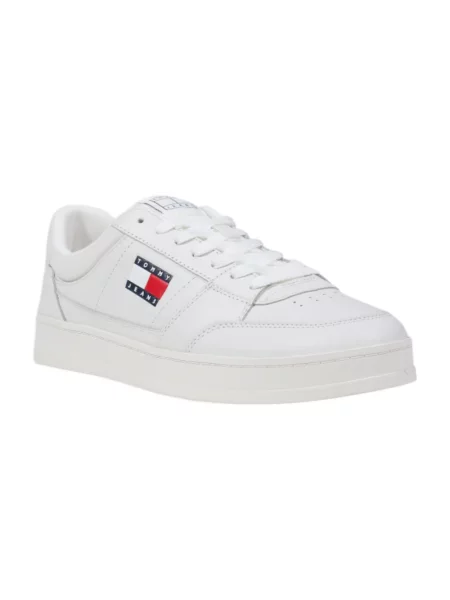Tommy Jeans sneakersy skórzane TJM THE GREENWICH NEW ESS biały