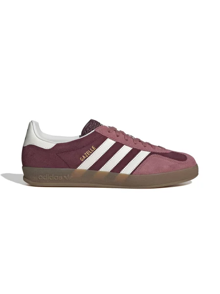 Adidas Gazelle Indoor Mężczyźni Buty sportowe adidas Originals Burgundowy Size: 11 białe