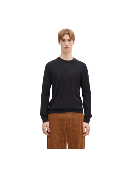 Paul Smith sweter wełniany granatowy lekki niebieski