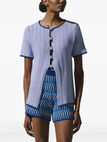 Tricou Baobab cu strasuri violet