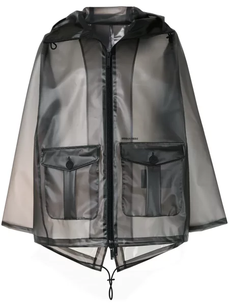 Scurt geacă parka Dsquared2 negru