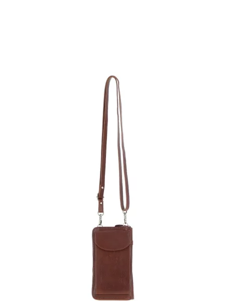 Кожаная сумка через плечо Ashwood Leather коричневая