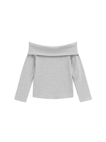WE Fashion Tricou deschis gri