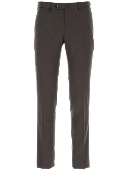 Pantaloni Pt Torino de lână conici gri