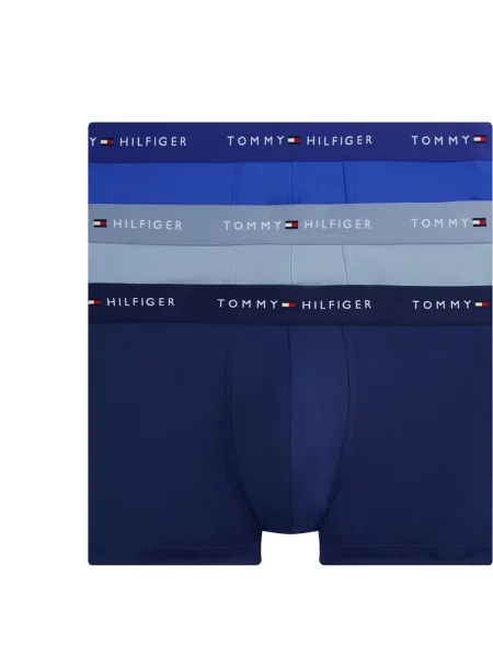 Boxeri Tommy Hilfiger cu autograf albastru