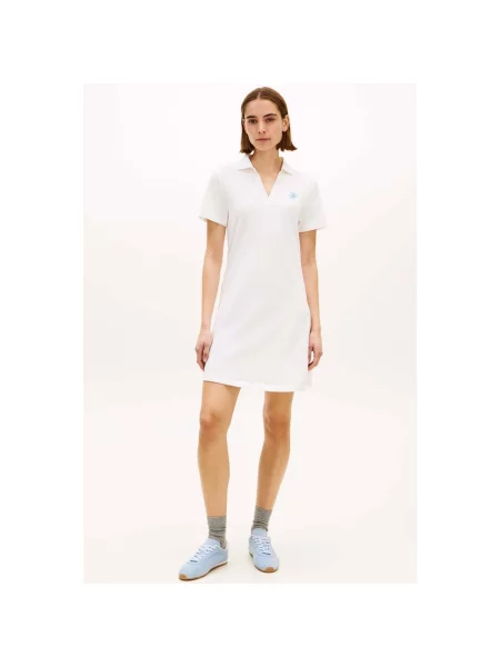 Tommy Hilfiger rochie din cu alb