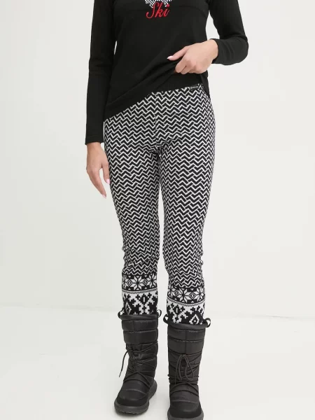 Спортен панталон Newland Lorelei с десен черно