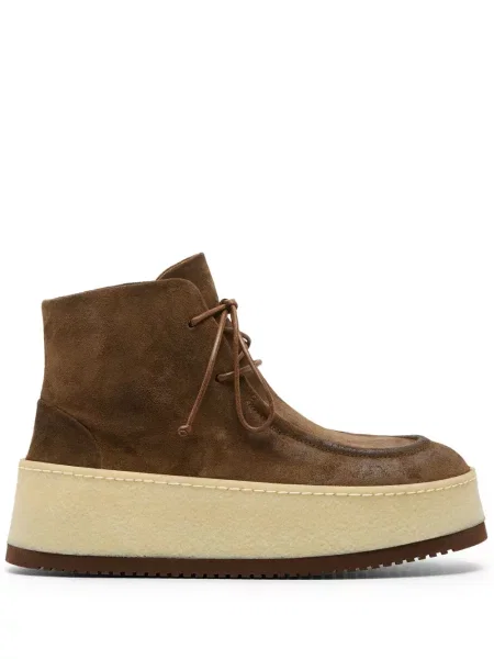Botine Marsell din piele maro