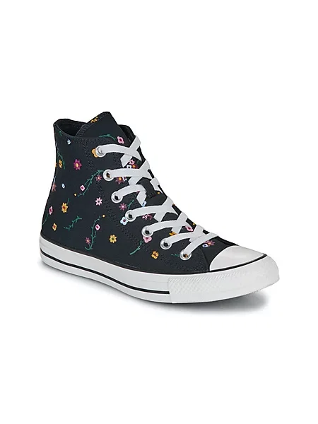 Superge Converse Chuck Taylor All Star s cvetličnim vzorcem črna