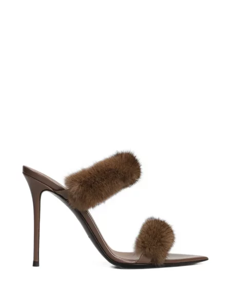 Кожени сандали Giuseppe Zanotti кафяво