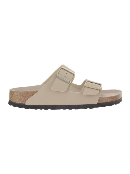Klapki Birkenstock beżowe