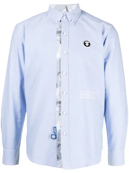 Cămașă Aape By A Bathing Ape albastru