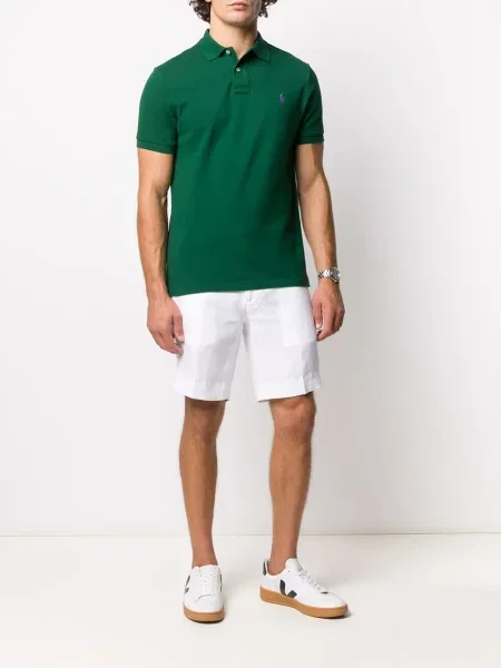 Siuvinėta polo marškinėliai Polo Ralph Lauren žalia