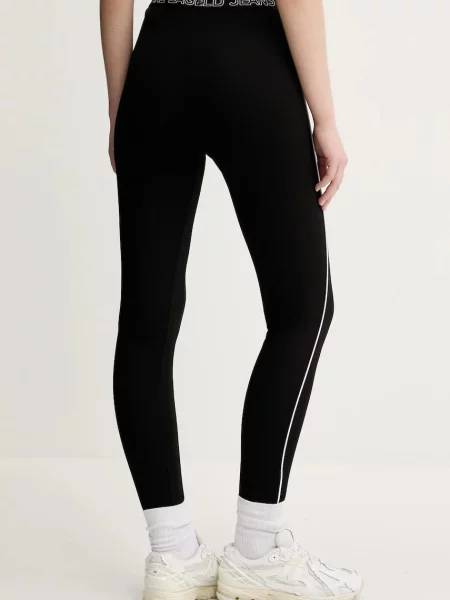 Однотонные леггинсы Karl Lagerfeld Jeans черные
