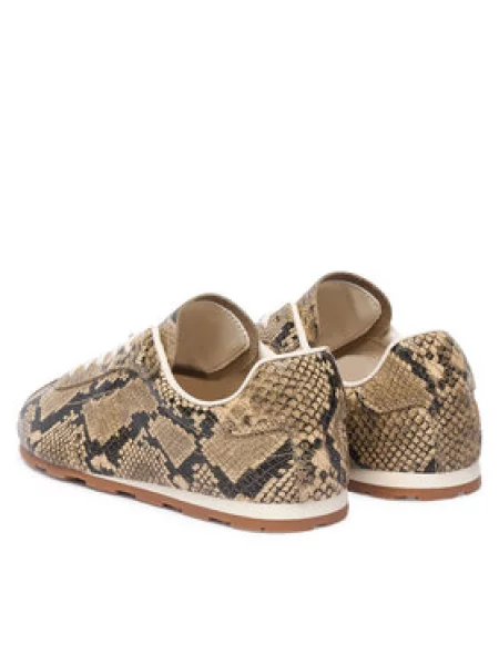 Tommy Hilfiger Laisvalaikio batai Bella Sneaker Snake ruda