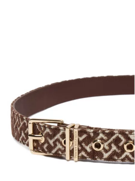 Remen Tommy Hilfiger Th Square Jacquard smeđa