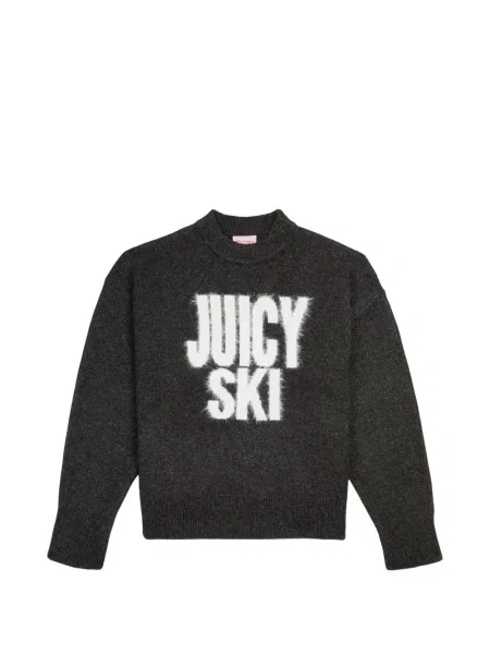Pulover Juicy Couture cu imagine gri