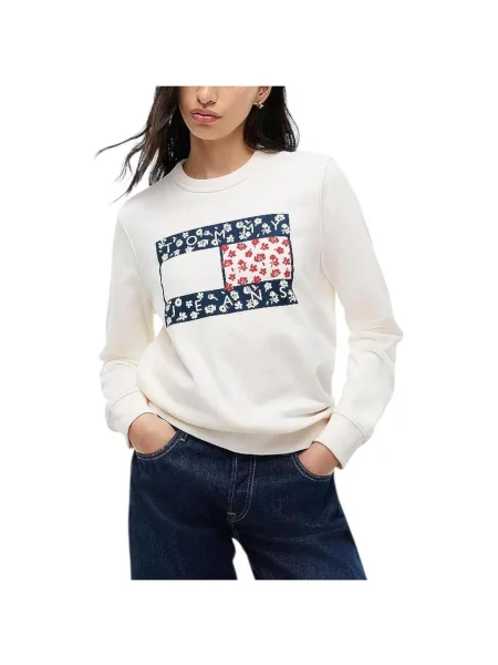 Palton Tommy Jeans alb