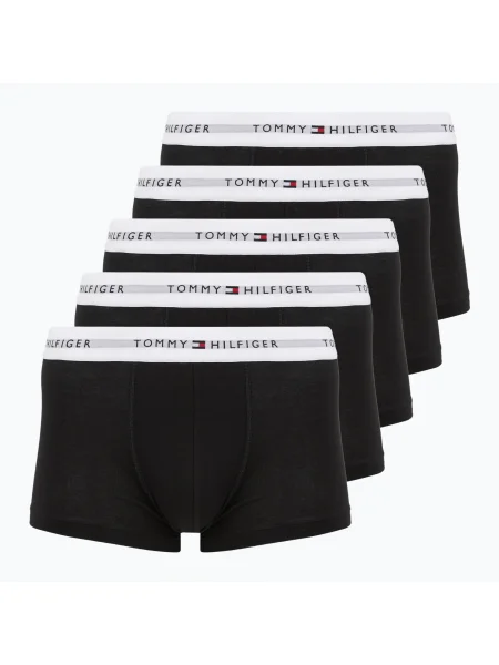 Boxerky Tommy Hilfiger Trunk 3 páry black/black/black/black/black biela