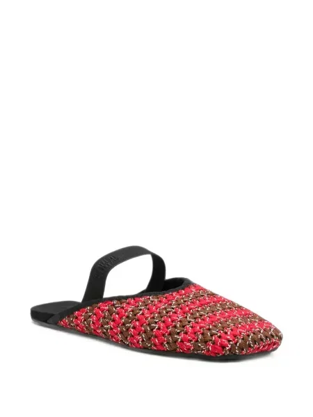 Papuci tip mules Flòwze roșu