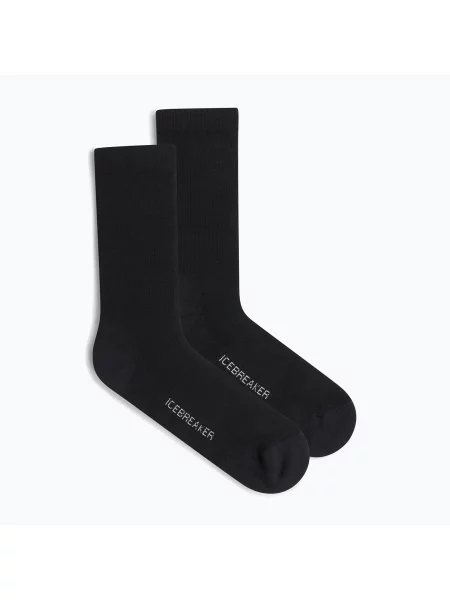 Șosete pentru bărbați Icebreaker Merino Lifestyle Light Crew black negru