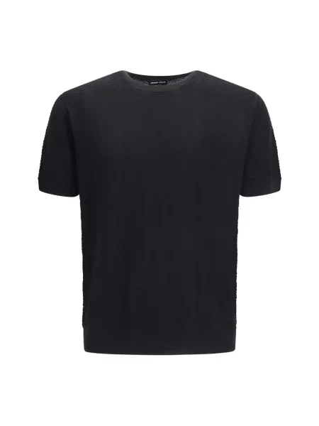 Krótki sweter Giorgio Armani czarny