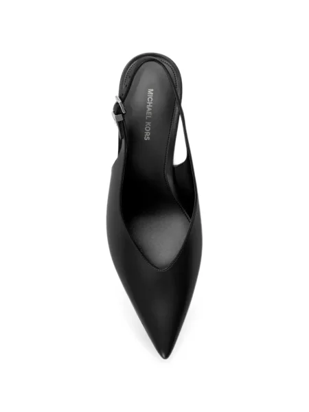 Pantofi cu toc Michael Kors din piele slingback negru