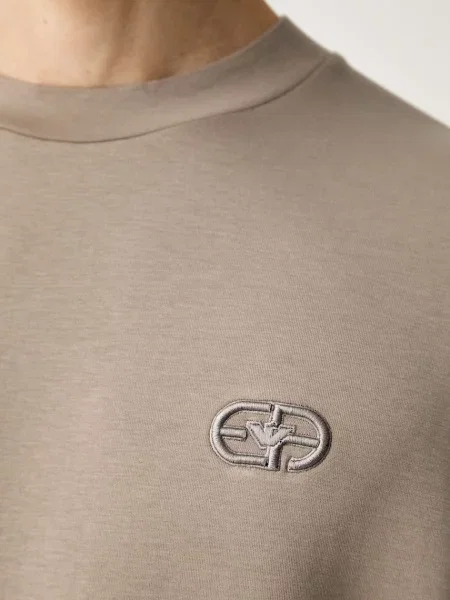 Emporio Armani кофта з капюшоном з бавовною