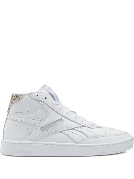 Top Reebok cu model leopard alb