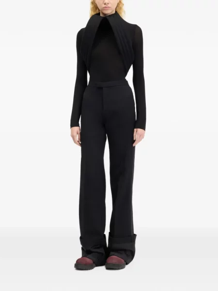 Top Jean Paul Gaultier jersey černý